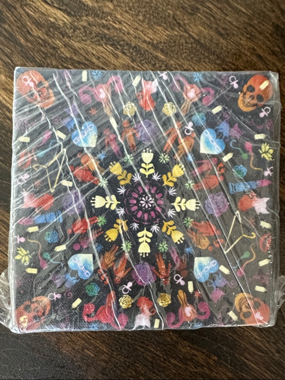 Mini canvas stretched art print